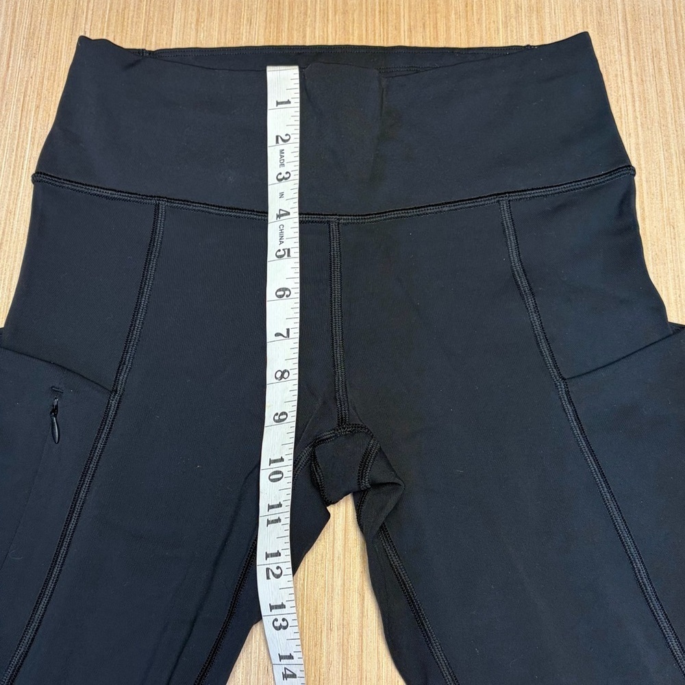 Athleta All In Capri Cropped Leggings Stash Pockets Black Womens Small - Picture 7 of 11